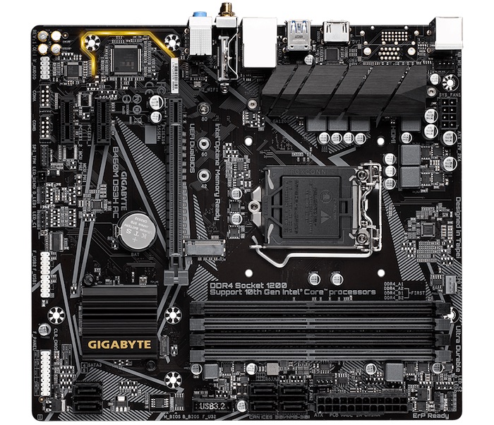 Gigabyte B460M DS3H AC LGA 1200 Micro-ATX Motherboard – F 1Tech Computers