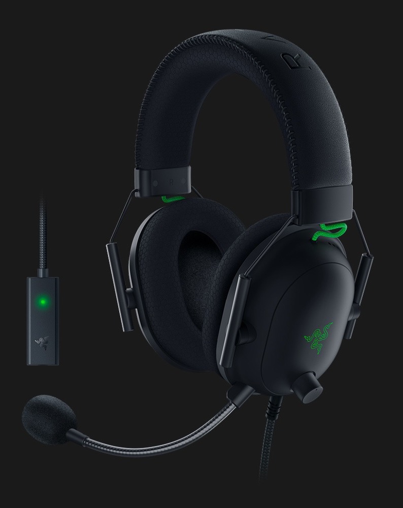 Razer BlackShark V2 Wired Gaming Headset + USB Sound Card – F 1Tech ...