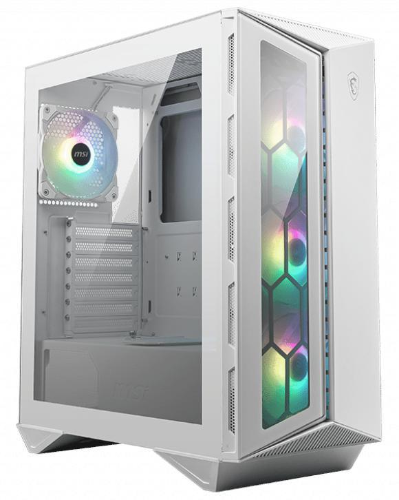 Msi Mpg Gungnir 110r Tempered Glass Rgb Mid Tower Atx Case White